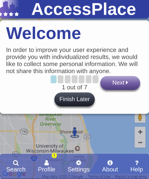 Screenshot of Login button when in mobile view
